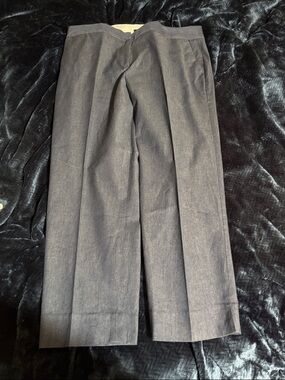 Women’s Talbots Slim Crop Pants Blue Sz 14